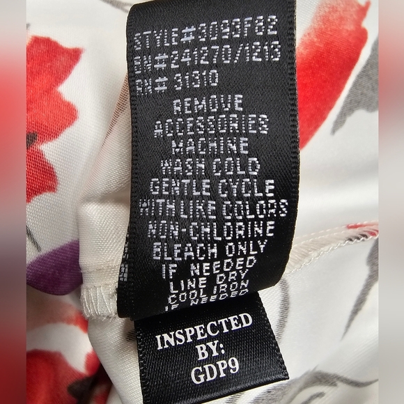 Alyx Woman Belted Floral Fit & Flare Midi Dress Size 16 - Picture 4 of 13